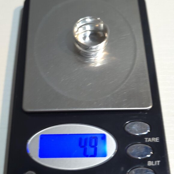 Size 6.75 Sterling Silver Mother Daughter Friends Forever Ring A1519 - Picture 7 of 7